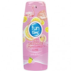 Fun time Pink Lemonade Flavoured Lube is a water based lube blended with Pink Lemonade flavour for a great taste sensation and gentle lubrication 75ml Fun time Pink Lemonade Flavoured Lube is a water based lube blended with Pink Lemonade flavour for a great taste sensation and gentle lubrication 75ml